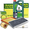 MANN-FILTER ÖLFILTER LUFTFILTER  INNENRAUMFILTER CASTROL 5W-30 32073606
