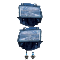 Scheinwerfer Set inkl. OSRAM Lampen H4 für VW Transporter IV Bus 70XB 70XC
