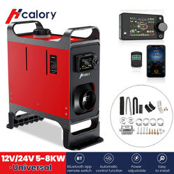 Hcalory® 8KW 12V/24V Dieselheizung Standheizung Luftheizung mit bluetooth LCD