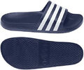 Adidas Herren Damen Badeschuhe Bade Schuhe ADILETTE AQUA Slipper Navy Blau
