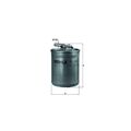 1x Kraftstofffilter KNECHT KL 494 passend für AUDI SEAT SKODA VW CUPRA
