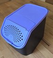 Tupperbox  Kartoffellager und Zwiebel Knoblauchlager Schwarz/lila 30L/19B/23H