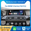 10.25" 64GB Android 14 Autoradio CarPlay DAB+ GPS Navi Für BMW 5er F10 F11 NBT