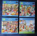 4x GIBSONS UK  Puzzles -  je 500XL Teile 