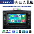 CarPlay DAB+ Für Mercedes Benz CLS E-Klasse GPS NAVI BT Android 13 7" Autoradio