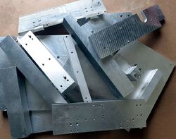  Aluminium Alu Rest Reststücke Platten Block Zuschnitte Vierkant 5kg verschieden