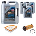 FEBI BILSTEIN Inspektionspaket 8L Liqui Moly Top Tec 4600 5W-30 für BMW 5er