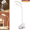 DE LED Schreibtischlampe Tischlampe dimmbar Leselampe Büroleuchte 7W USB 3 Farb