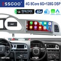 8.8"Carplay Autoradio Für Audi A6 C6 4F MMI 2G 2005-2009 6+128G Android GPS DAB+