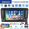 2+64G Carplay Android 13 Autoradio GPS BT RDS Navi DAB für Audi A3 S3 RS3 8P 8V