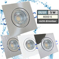 LED Bad Einbaustrahler Enya 230V - 5W MCOB 400lm Deckenleuchte 4000K Neutralweiß