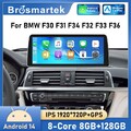 12,3" 128GB Android 14 Autoradio CarPlay DAB+ Für BMW 3/4er F30 F31 F33 F36 NBT