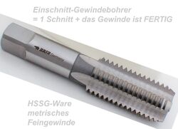 Gewindebohrer BAER Maschinengewindebohrer Handgewindebohrer HSS M 3 - M 50 MF