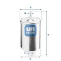 UFI (31.718.00) Kraftstofffilter für AUDI SEAT SKODA VW BENTLEY