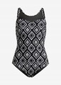 Shape Badeanzug aus recyceltem Polyamid Gr. 44 Schwarz Weiß Damen-Bademode Neu*