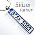 Schlüsselanhänger Autokennzeichen Nummernschild Kennzeichen KFZ Anhänger Auto