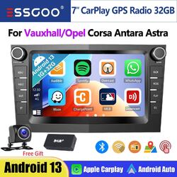 Android14 DAB+ Autoradio GPS Navi RDS Kamera Für Opel Astra H Corsa C D Zafira B