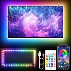 LED Backlight TV Hintergrundbeleuchtung USB Lichtstripe RGB Streifen Licht DE