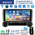6+128GB 8Core Für Audi A3 8P 2003-13 Apple Carplay Android 15 Autoradio GPS NAVI