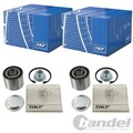 2X SKF RADLAGER-SATZ HINTEN PASSEND FÜR OPEL AGILA LINKS+RECHTS