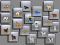 LEGO® Tiere Hund Bulldogge Labrador Schäferhund Dackel Chihuahua Husky Welpen