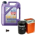 MAHLE Ölfilter 5 L LIQUI MOLY 5W-40 High Tech für Audi A4 1.6 1.8 T Cabriolet