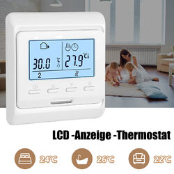 CONENTOOL Digital Thermostat Raumthermostat Fußbodenheizung Heizungsregler LCD