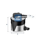 55.170.00 UFI Kraftstofffilter für FORD,MAZDA,VOLVO
