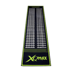 Dartteppich Dartmatte Dart Mat Teppich grün rutschfest XQMax Check Out 80 x 285
