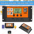 30-100A Solar Ladegerät Controller Panel Regler 12-24V MPPT Regler Auto Tracking