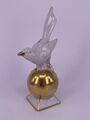 Gerold Porzellan Vogel auf Goldkugel (AS 013)