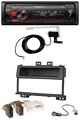 Pioneer 1DIN USB DAB MP3 AUX Autoradio für Hyundai i20 (2008-2011)
