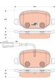 TRW Bremsbelagsatz, Scheibenbremse GDB1881 für ALFA ROMEO