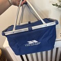 Trespass Basket Style 17,5 Liter Kühltasche blau faltbar Wandern Camping Kühlbox