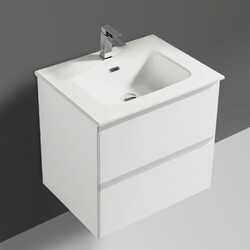 Badmöbel Set Waschbecken Unterschrank Hochschrank Badschrank Gäste WC Waschtisch