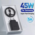 45w USB-C Schnellladegerät Für Samsung S25 S23 S22 Ultra S24+ S23+ Ladekabel