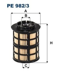 FILTRON KRAFTSTOFFFILTER FILTEREINSATZ passend für CHEVROLET AVEO TRAX OPEL