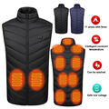 11-Zone Unisex USB Beheizbare Heizjacke Weste Heizweste Beheizte Wärmeweste Vest