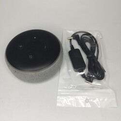 Amazon Echo Dot 3. Generation - Smarter Lautsprecher mit Alexa Schwarz mit grauem Stoff