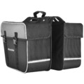 Doppel Gepäckträger Tasche Double für Fahrrad Fahrradtasche Gepäcktasche schwarz