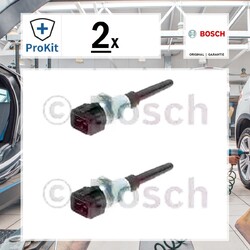 2x ORIGINAL® Bosch Sensor, Ansauglufttemperatur für Fiat Punto Marea Weekend