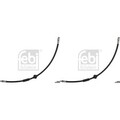 2x FEBI BREMSSCHLÄUCHE HINTEN passend für NISSAN INTERSTAR NV400 OPEL MOVANO REN