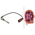 1x Sensor, Abgastemperatur HELLA 6PT 358 181-631 passend für PORSCHE VW