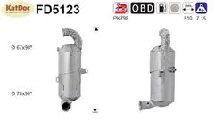 ✅ Ruß-Partikelfilter für Citroen C3/DS3,Peugeot 2008/206+/207/208,1.4 HDi,Euro 5