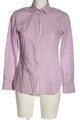 ETERNA Langarmhemd Damen Hemd Gr. DE 36 pink-weiß Business-Look