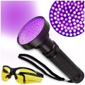 LED Schwarzlicht Taschenlampe 100 LEDs UV Lampe mit 395 nm Heimtierurindetektor