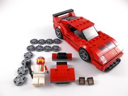 LEGO® Speed Champions 75890 - Ferrari F40 Competizione - ohne Anleitung