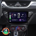 CarPlay Für Opel Corsa E 2015-2019 Adam Android 14 Autoradio GPS Navi SWC 2+32G