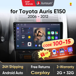 "100-15" Für Toyota Auris E150 2006-2012 Android 13 Carplay Autoradio GPS