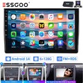 DAB Für Audi A4 8E 8H B6 B7 2000-09 Carplay 128G Android14 Autoradio GPS DSP KAM